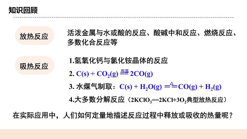 人教版化学选修一1.1 《反应热、焓变》课件+教学设计04