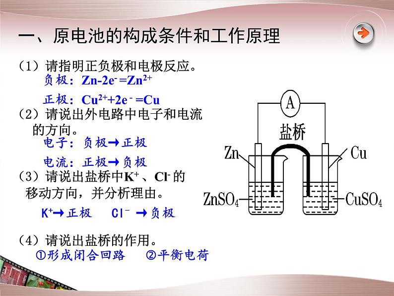 原电池 高三一轮复习优质课件06