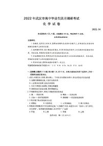 2022年武汉市高中毕业生四月调研考试化学试题含答案