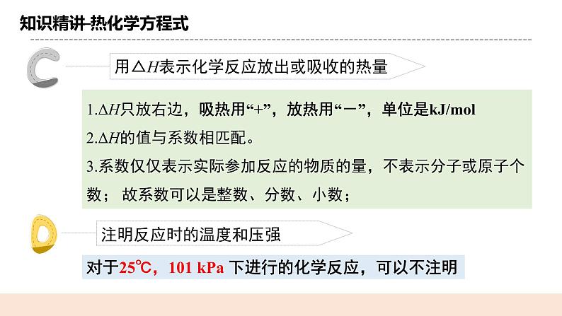 人教版化学选修一1.1.2 《热化学方程式、燃烧热》课件+教学设计07