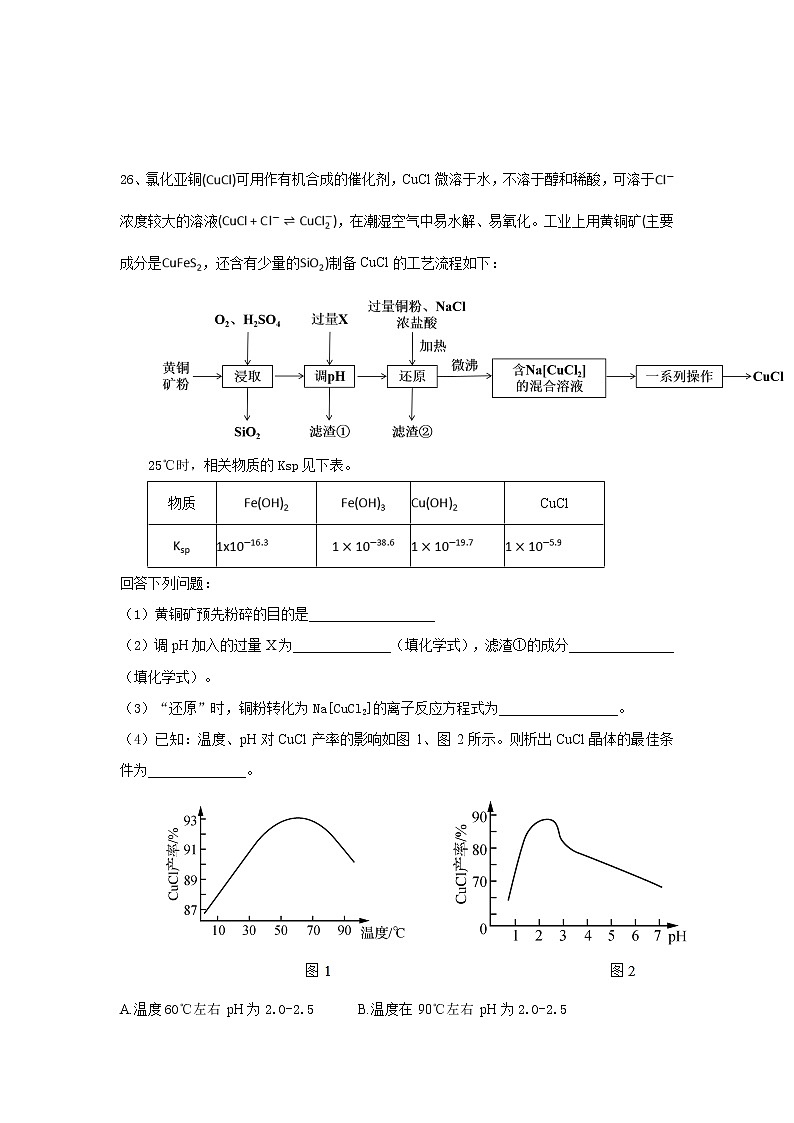 2881石嘴山三中高三第四次模拟考试化学试题（含答案）（1950）03