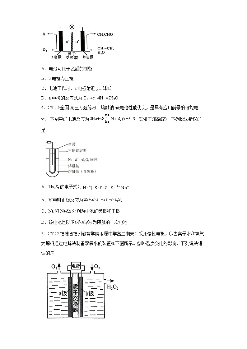 2022届高考化学二轮复习专题06电化学原理应用（1）第2页