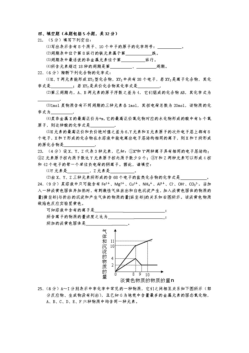 上海市洋泾中学2014-2015学年高二上学期期中考试化学（加一）试题 Word版含答案（www.ks5u.com 2014高考）03