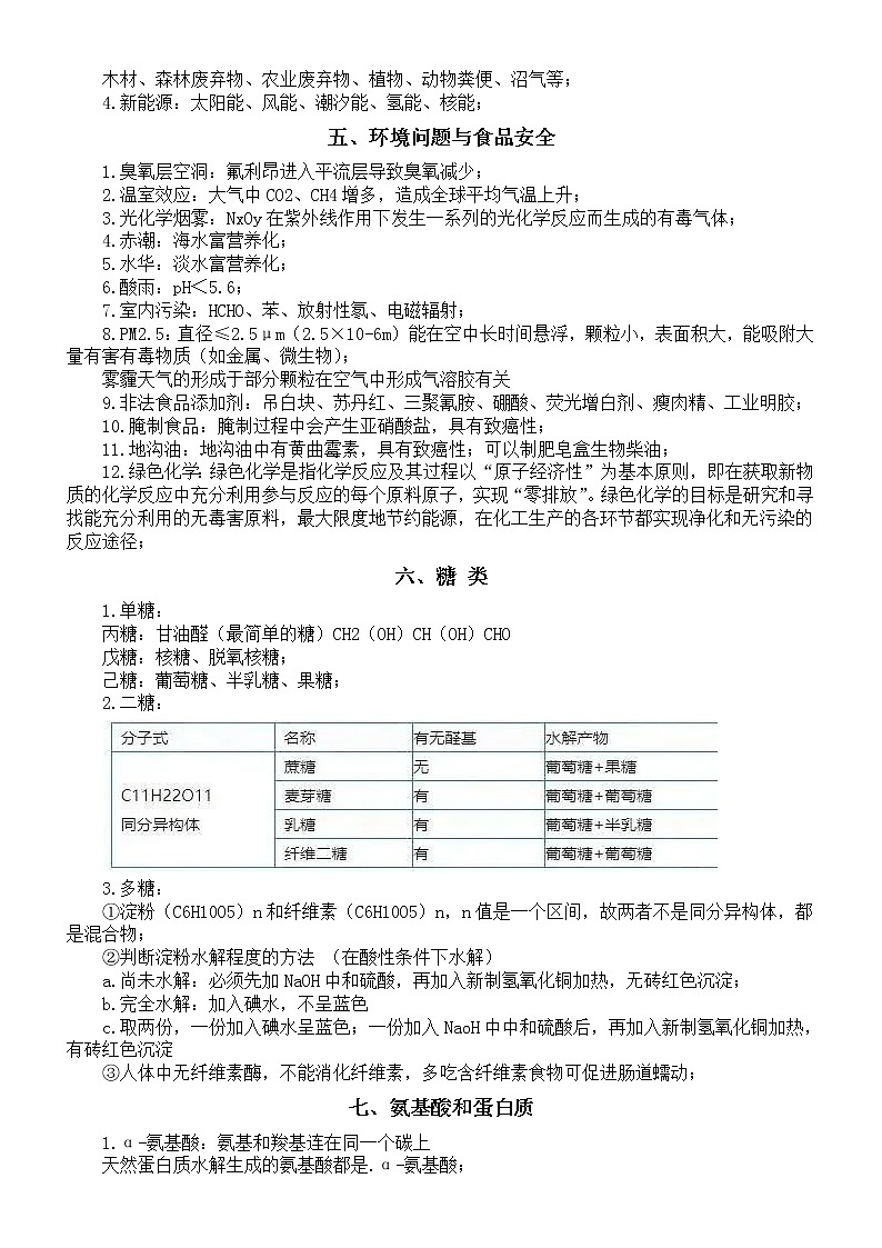高中化学常识性基础知识点整理汇总（共九类95个，大小考试必会）练习题第2页