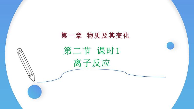 1.2.1  电解质的电离2021-2022学年高一化学同步课堂精品课件（人教版2019必修第一册）第1页