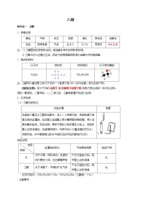 高中化学人教版 (2019)必修 第二册实验活动9 乙醇、乙酸的主要性质导学案