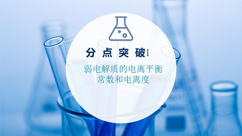 苏教版高中化学选择性必修1专题3水溶液中的离子反应第一单元第二课时弱电解质的电离平衡课件03