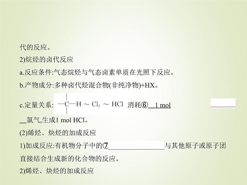 山东专用高考化学一轮复习专题十六烃及其衍生物的结构和性质_基础篇课件04