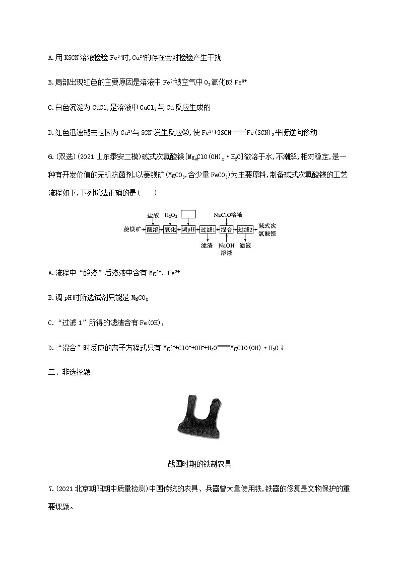 2022年高考化学二轮复习专题突破练六元素及其化合物A含解析第3页