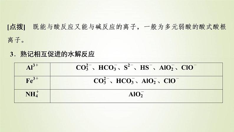 高考化学一轮复习第2章物质及其变化第3讲离子共存离子检验和推断课件第5页