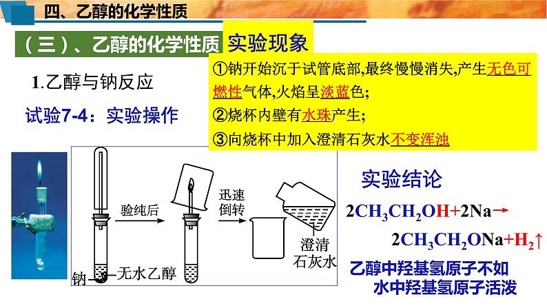 必修二7.3乙醇与乙酸 第一课时 乙醇 人教版（2019）化学高一 必修二课件PPT07