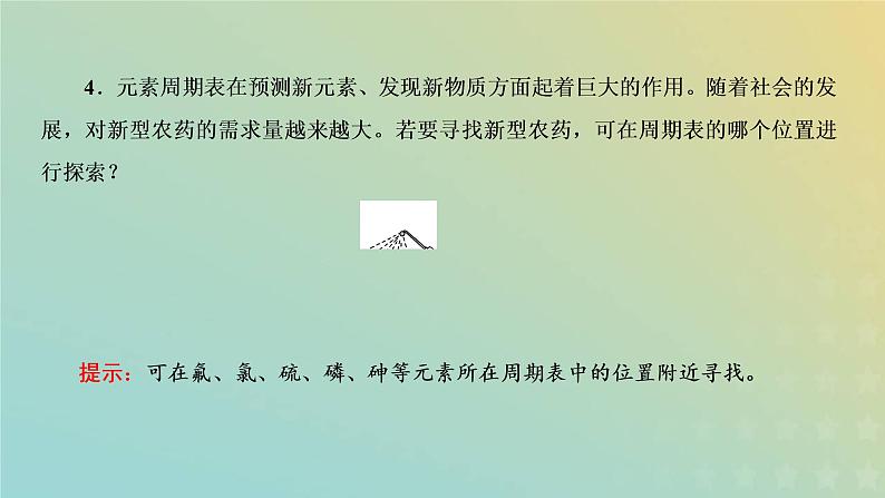 新人教版高中化学必修第一册第四章物质结构元素周期律第二节第二课时元素周期表和元素周期律的应用课件06