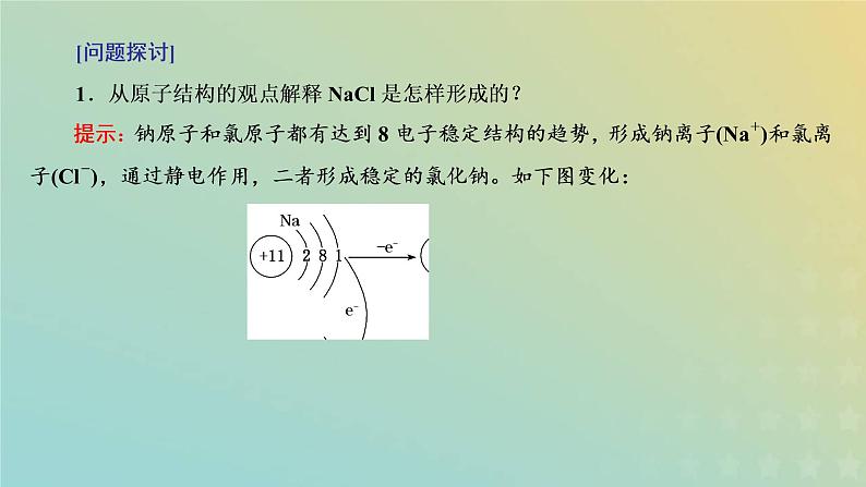 新人教版高中化学必修第一册第四章物质结构元素周期律第三节第一课时离子键课件第5页