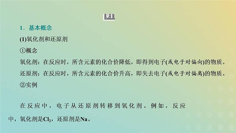 新人教版高中化学必修第一册第一章物质及其变化第三节第二课时氧化剂和还原剂课件06