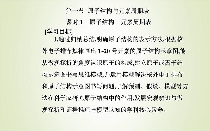 新人教版高中化学必修第一册第四章物质结构元素周期律第一节课时1原子结构元素周期表课件02