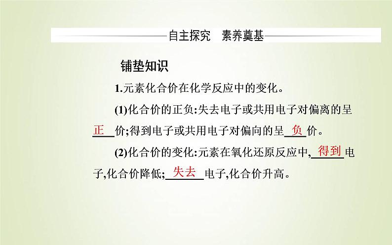 新人教版高中化学必修第一册第一章物质及其变化第三节课时2氧化剂和还原剂课件03