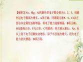 新人教版高中化学必修第一册第四章物质结构元素周期律高效作业20第1课时元素性质的周期性变化规律课件