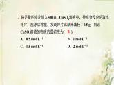 新人教版高中化学必修第一册第三章铁金属材料高效作业17加练一课物质的量应用于化学方程式的计算技巧课件