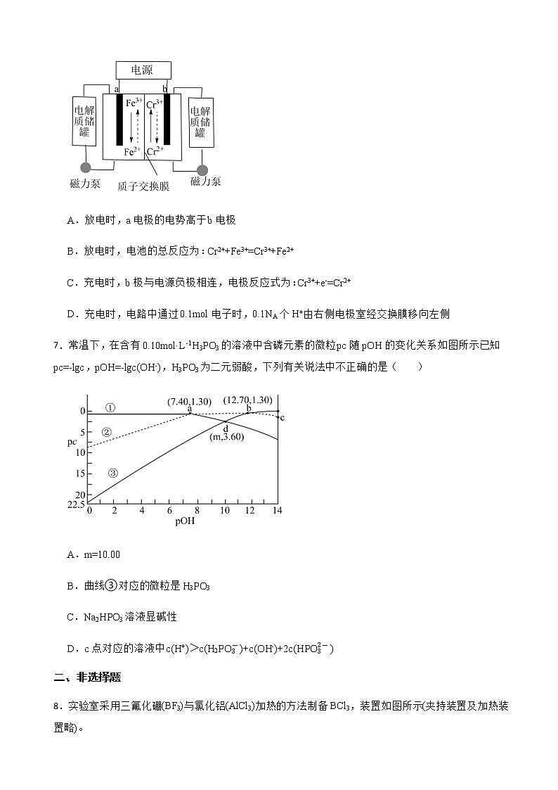2022届安徽省蚌埠二中高三第三次教学质量检查（三模）理综化学试题含解析03