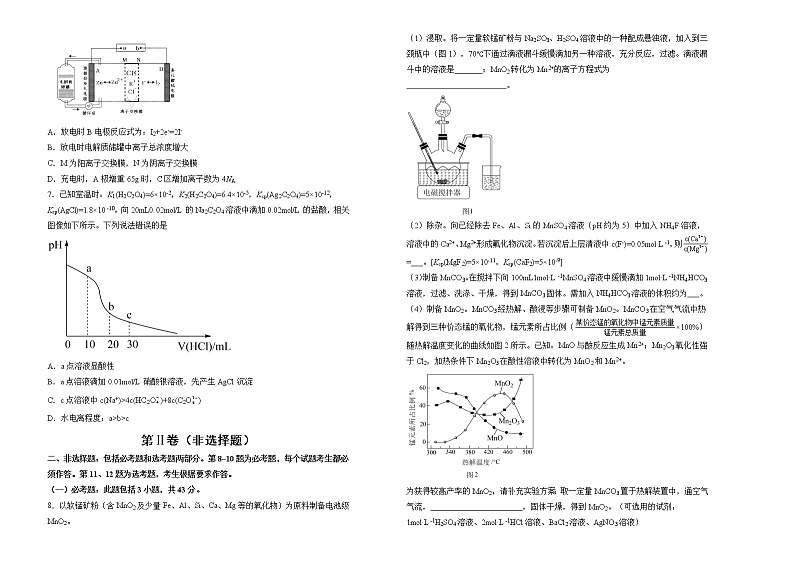 化学 2022届高考考前冲刺卷（五）学生版第2页