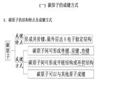 3 碳原子的成键方式课件PPT