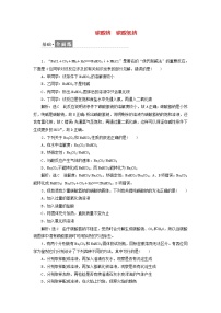 新教材苏教版必修第一册高中化学课时检测19碳酸钠碳酸氢钠含解析