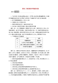 新教材苏教版必修第一册高中化学课时检测25防治二氧化硫对环境的污染含解析