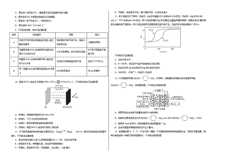 2022年高考押题预测卷03（辽宁卷）-化学（考试版）第2页