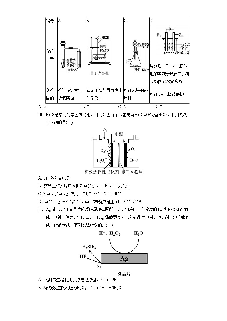 2022年辽宁省锦州市黑山第四高级中学高考化学模拟试卷（3月份）（含答案解析）第3页