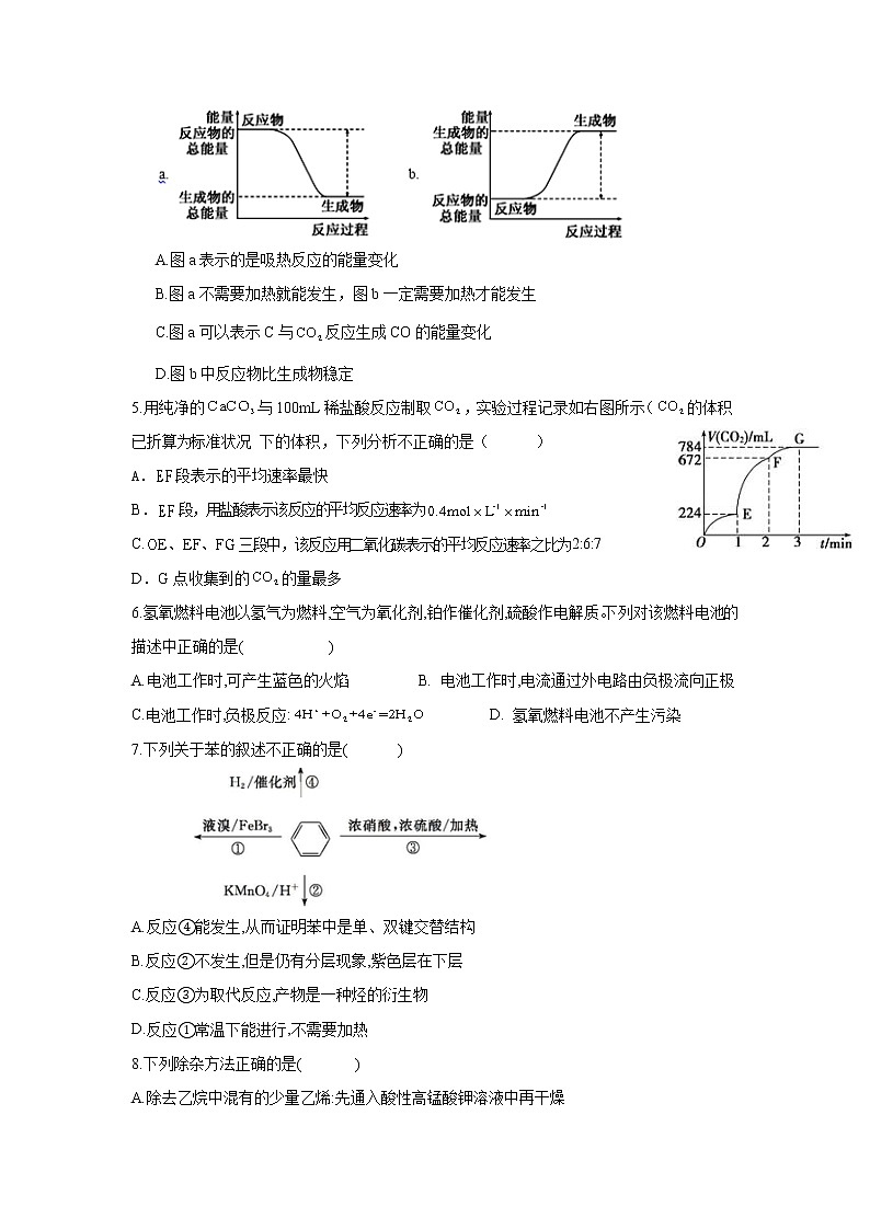 2021河北省唐县一中高一下学期期中考试化学试卷含答案第2页