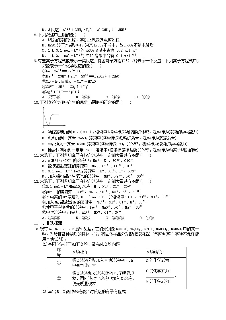 2023年高考化学一轮复习课时练04《离子反应》(含答案)第2页