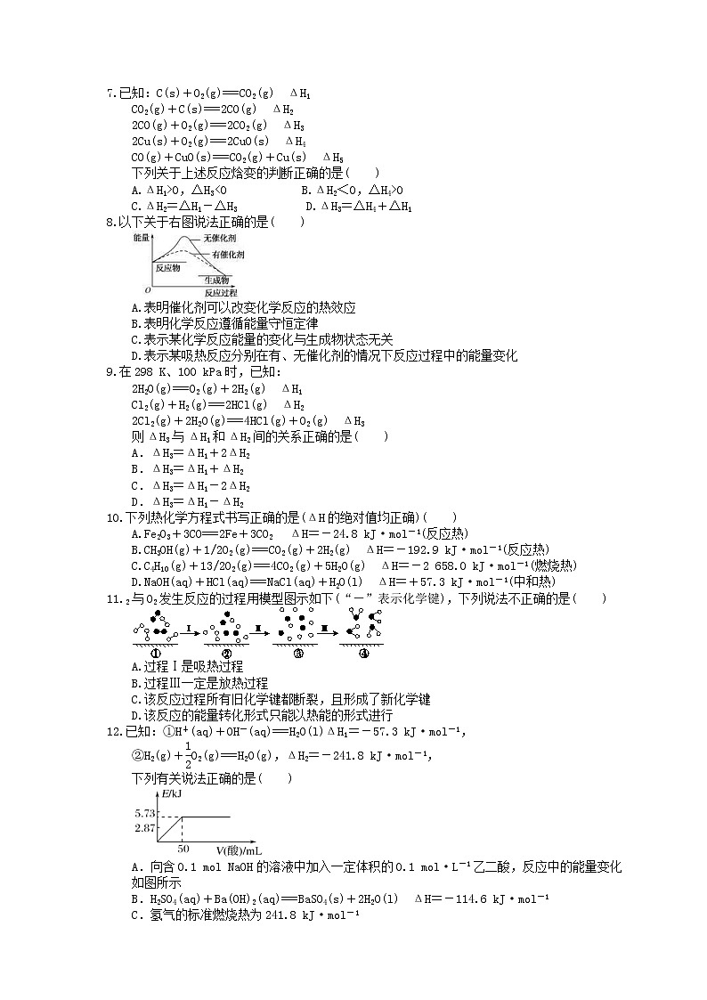 2023年高考化学一轮复习课时练18《化学反应的热效应》(含答案)第2页