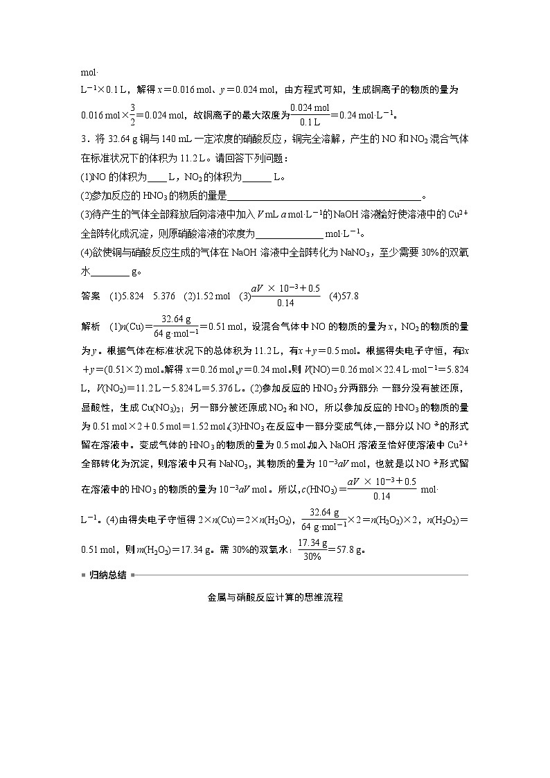 第四章 非金属及其化合物 第23讲　硝酸　含氮化合物的转化关系 课件03