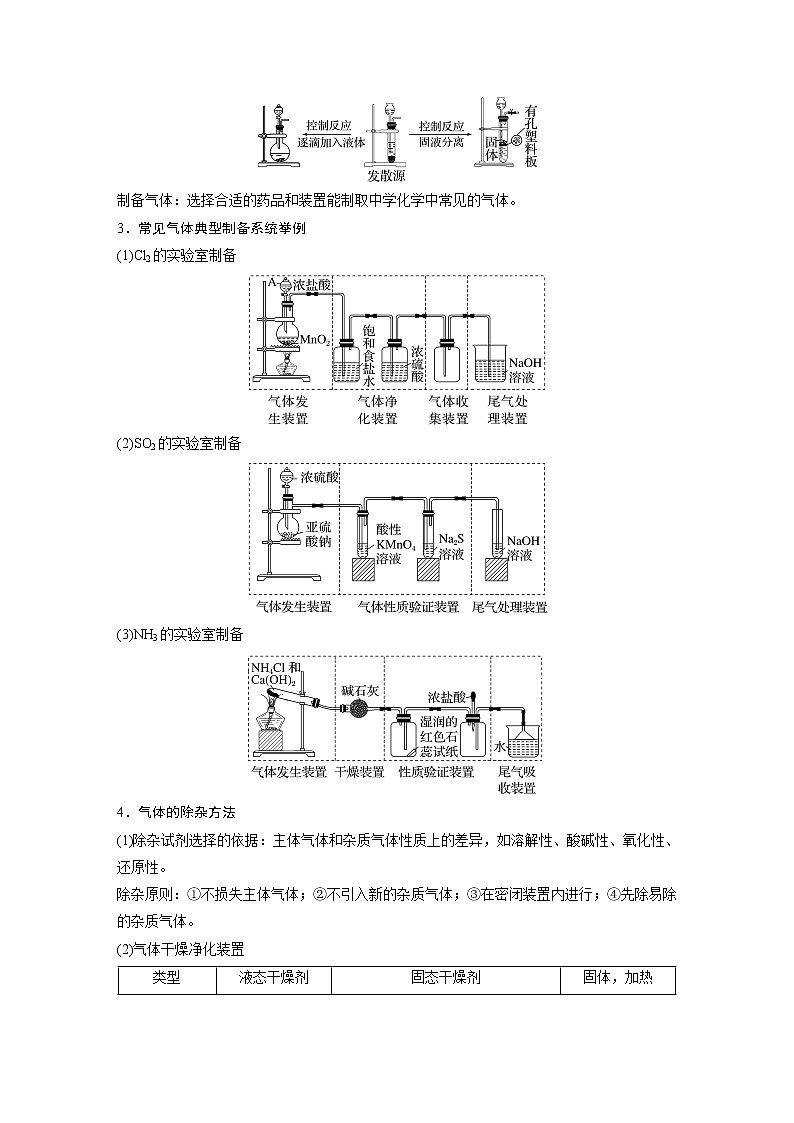 第24讲　常见气体的实验室制备、净化和收集第2页