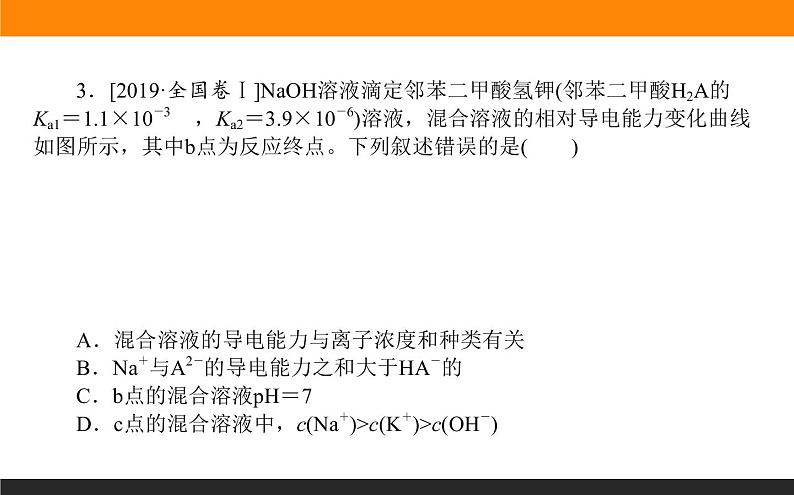 高三化学专题8----平衡原理在电解质溶液中的应用第6页