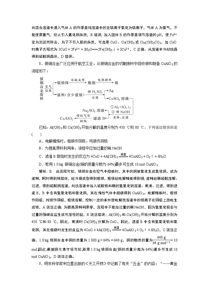 2023版高考化学一轮复习课件 第三章  金属及其化合物 第四节　金属材料及金属矿物的开发利用03
