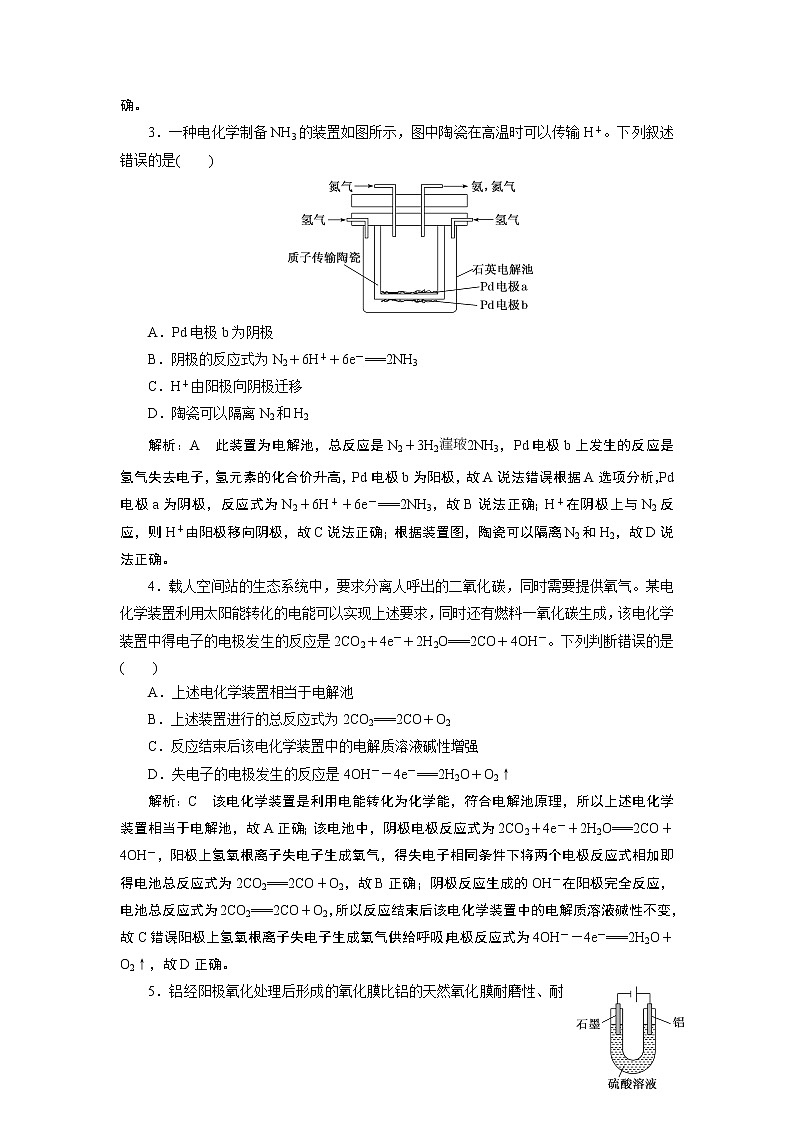 2023版高考化学一轮复习课件 第六章  化学反应与能量 第三节　电解池　金属的电化学腐蚀与防护02