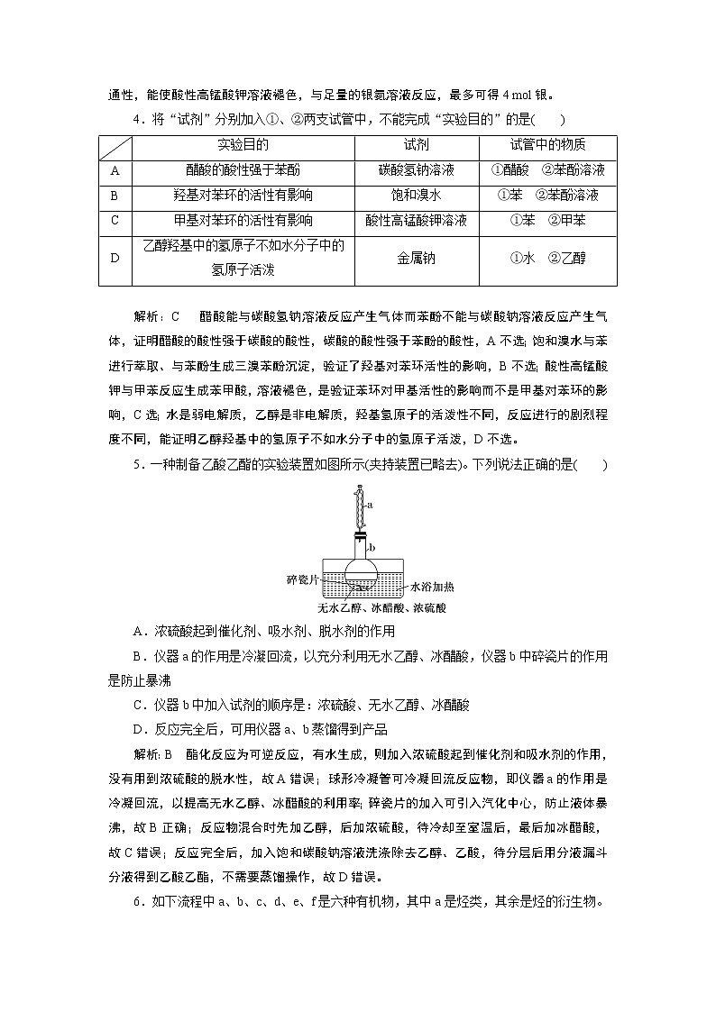2023版高考化学一轮复习课件 第九章  有机化学基础 第三节　卤代烃、醇、酚、醛、酮和羧酸02