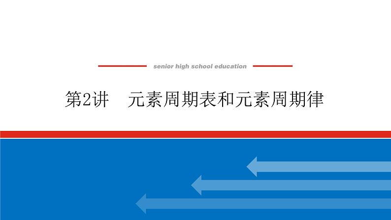 5.2元素周期表和元素周期律第1页