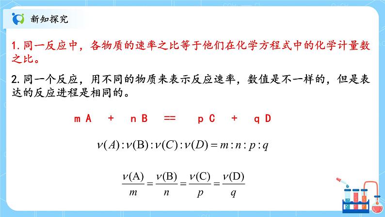 人教版2019高中化学选修一第二章  化学反应速率与化学平衡  第一节2.1.1《化学反应速率》课件第7页