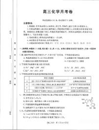 2022南平高三上学期10月联考化学试题PDF版含答案