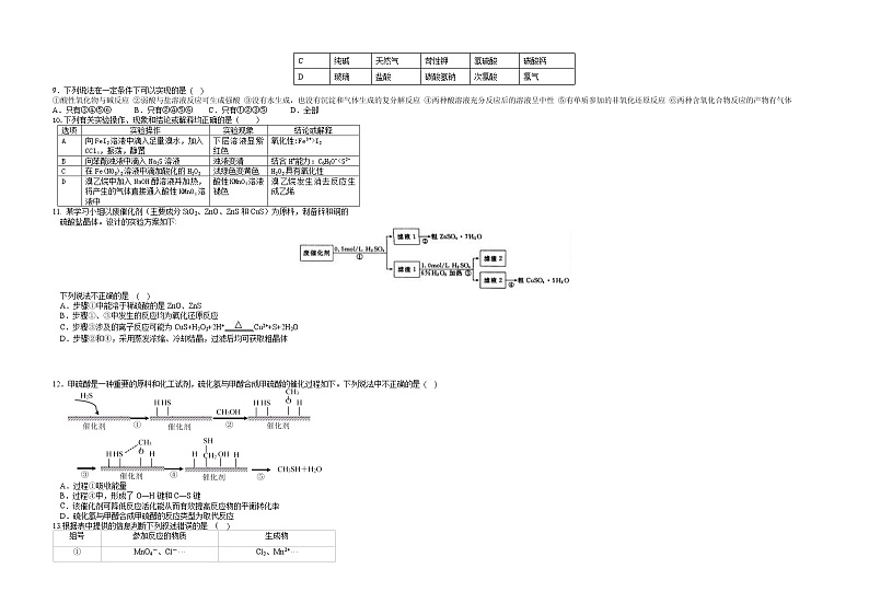 2022宜春上高二中高三上学期第二次月考化学试题含答案第2页