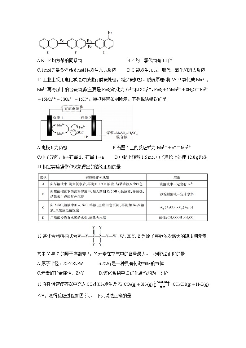 2022江西省赣抚吉名校高三上学期8月联合考试化学含解析第3页