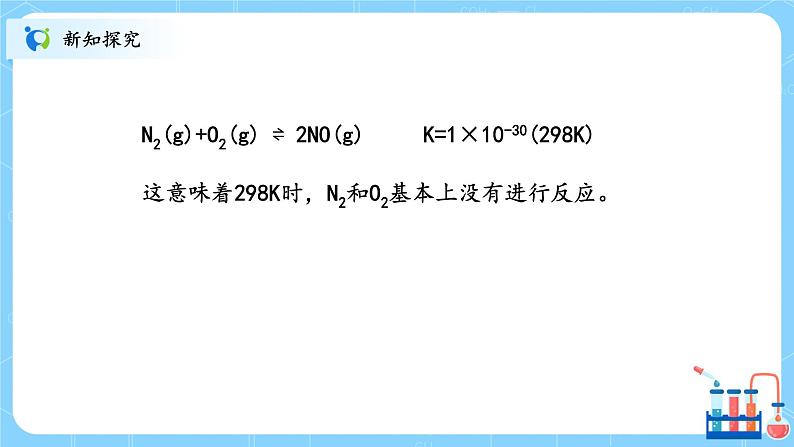 人教版2019高中化学选修一第二章  化学反应速率与化学平衡  第二节化学平衡2.2.2《化学平衡常数》课件第6页