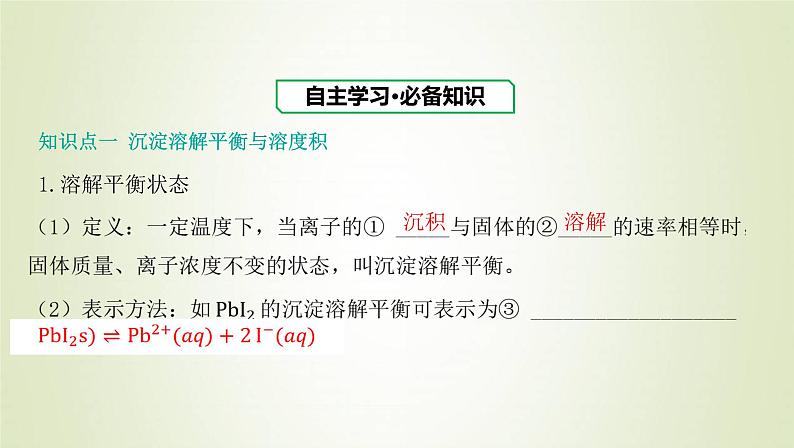 鲁科版高中化学选择性必修第一册第3章物质在水溶液中的行为第3节沉淀溶解平衡课件第2页