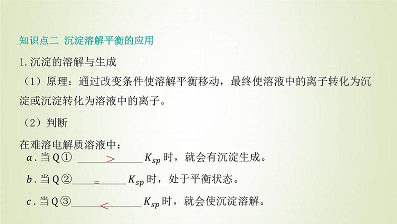 鲁科版高中化学选择性必修第一册第3章物质在水溶液中的行为第3节沉淀溶解平衡课件第7页