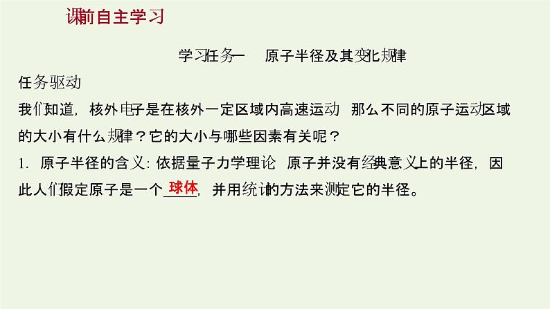 鲁科版高中化学选择性必修2第1章原子结构与元素性质第3节元素性质及其变化规律课件第3页