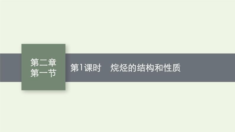 新人教版高中化学选择性必修3第二章烃第一节第1课时烷烃的结构和性质课件01