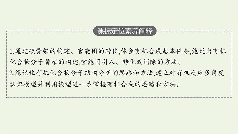 新人教版高中化学选择性必修3第三章烃的衍生物第五节第1课时有机合成的主要任务课件第3页