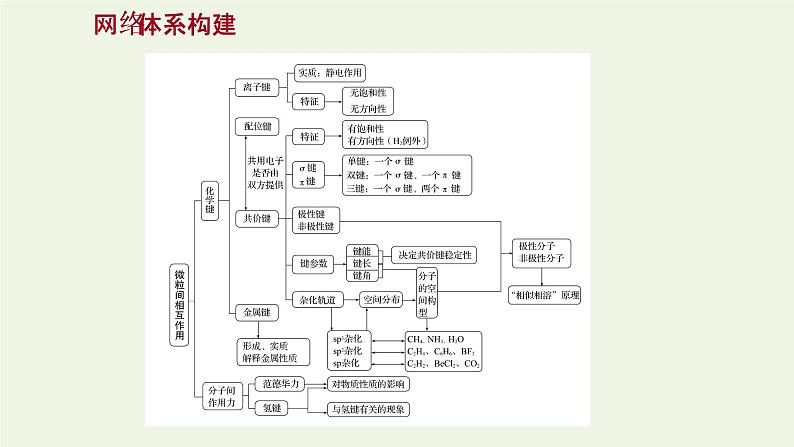 鲁科版高中化学选择性必修2第2章微粒间相互作用与物质性质阶段复习课课件02